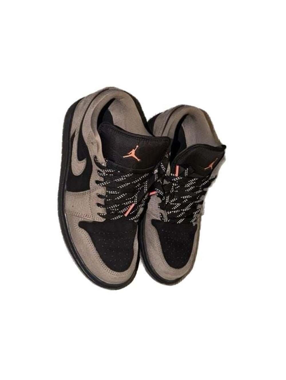 Air Jordan 1 Low SE Black Olive Grey Light Wild Mango